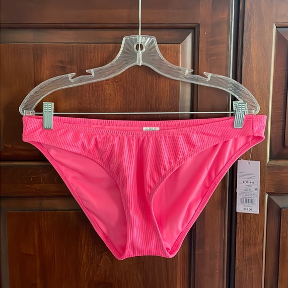 wild fable Other - NWT Wild Fable Ribbed Neon Pink Swim Bottoms